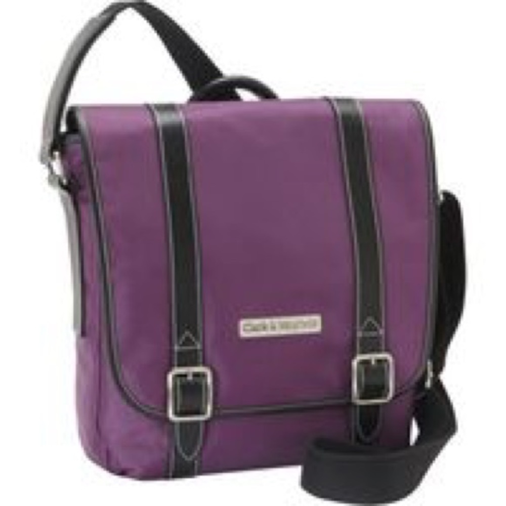 Nylon Clark & Mayfield iPad Crossbody Bag - Purple
